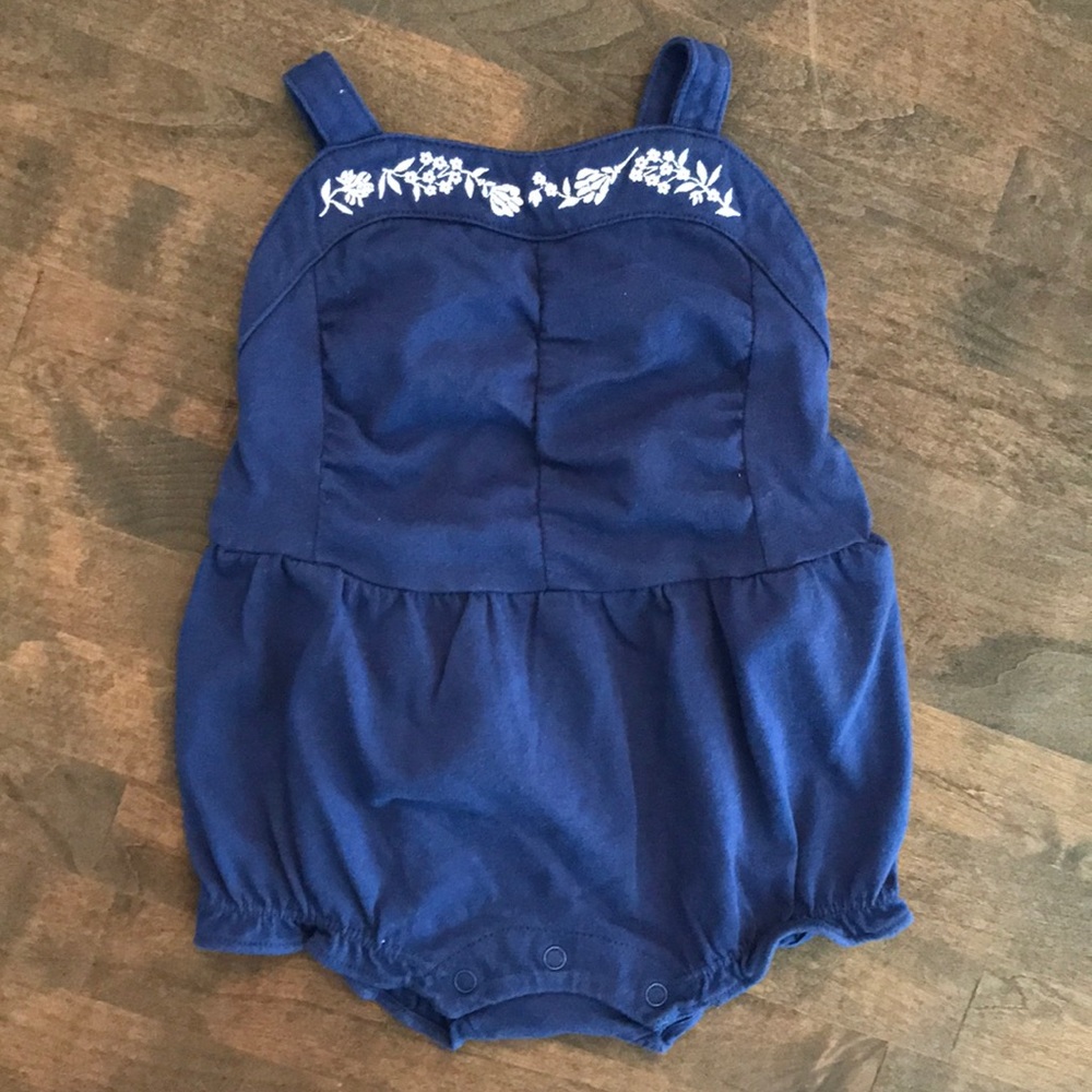 Gymboree embroidered romper - 3-6months - Picture 1 of 5